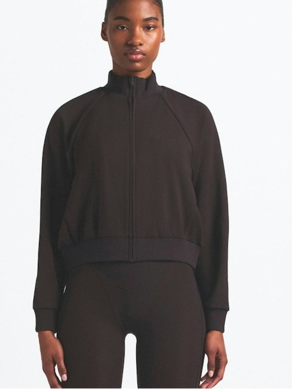 NWOT Nike X Skims Matte Tricot Cropped track jacket size xs